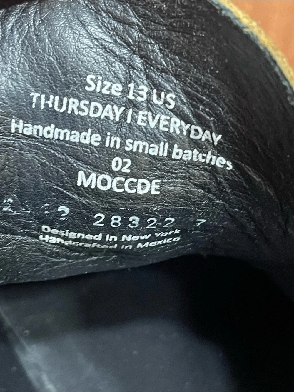 Thursday Boot Co Cadet Cap Toe Lace Up Boots Moccad